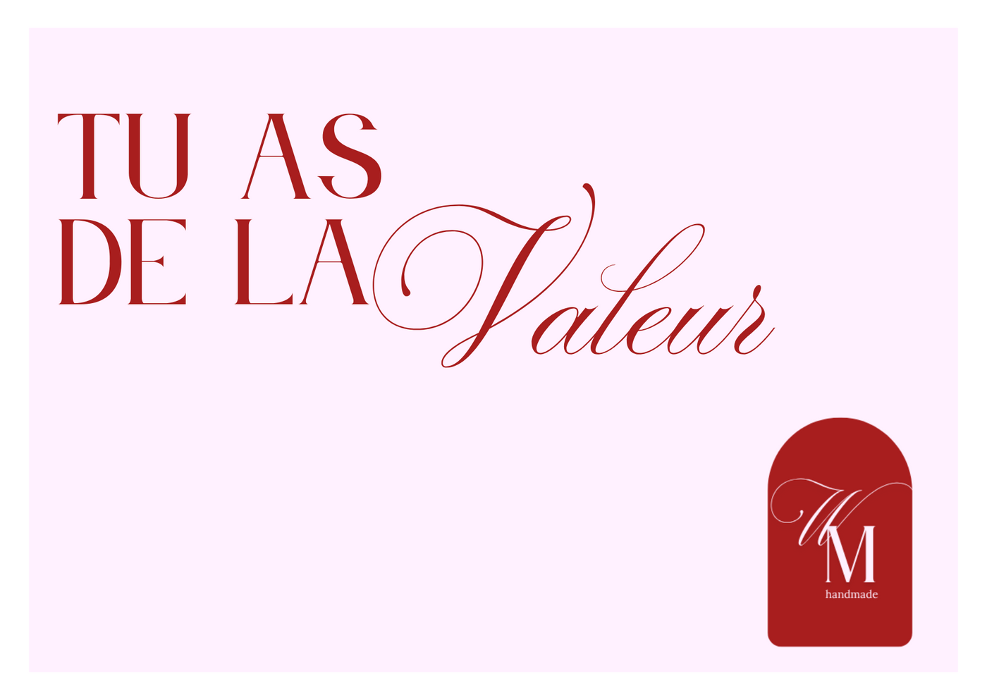 Carte cadeau - wonderfully made