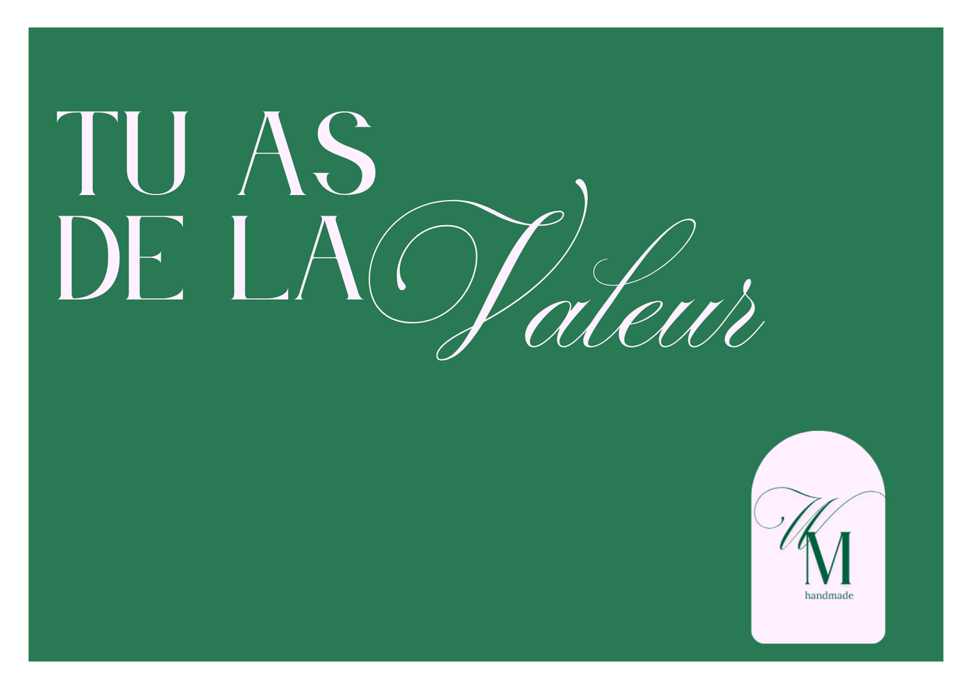 Carte cadeau - wonderfully made