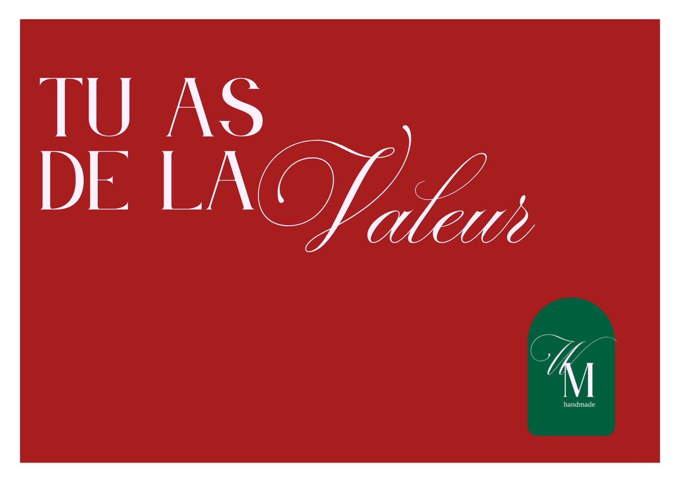 Carte cadeau - wonderfully made