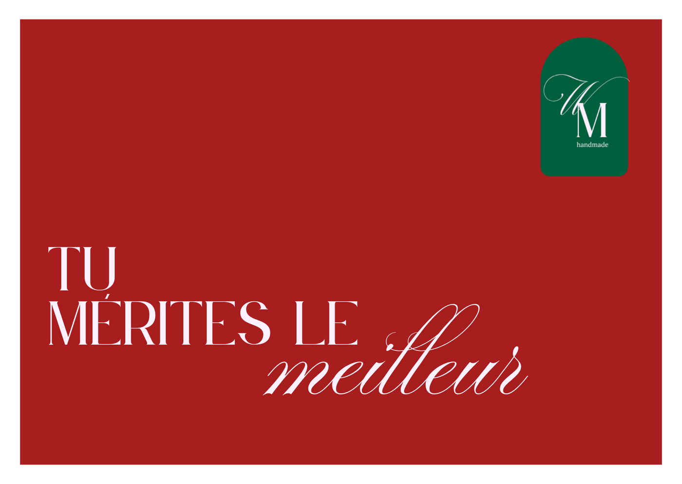 Carte cadeau - wonderfully made