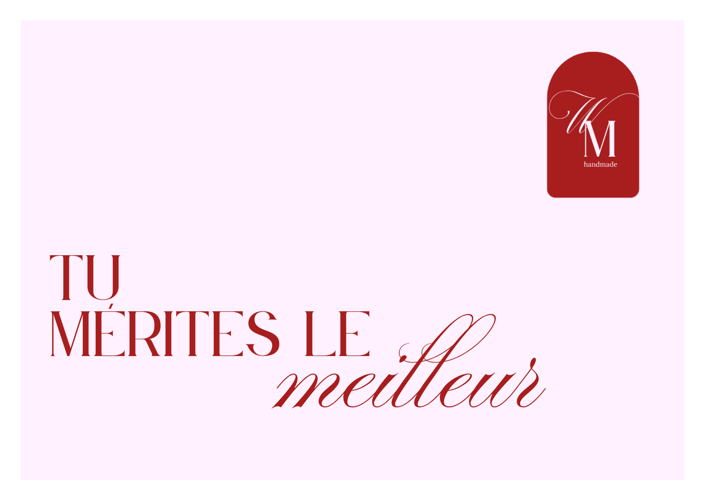 Carte cadeau - wonderfully made